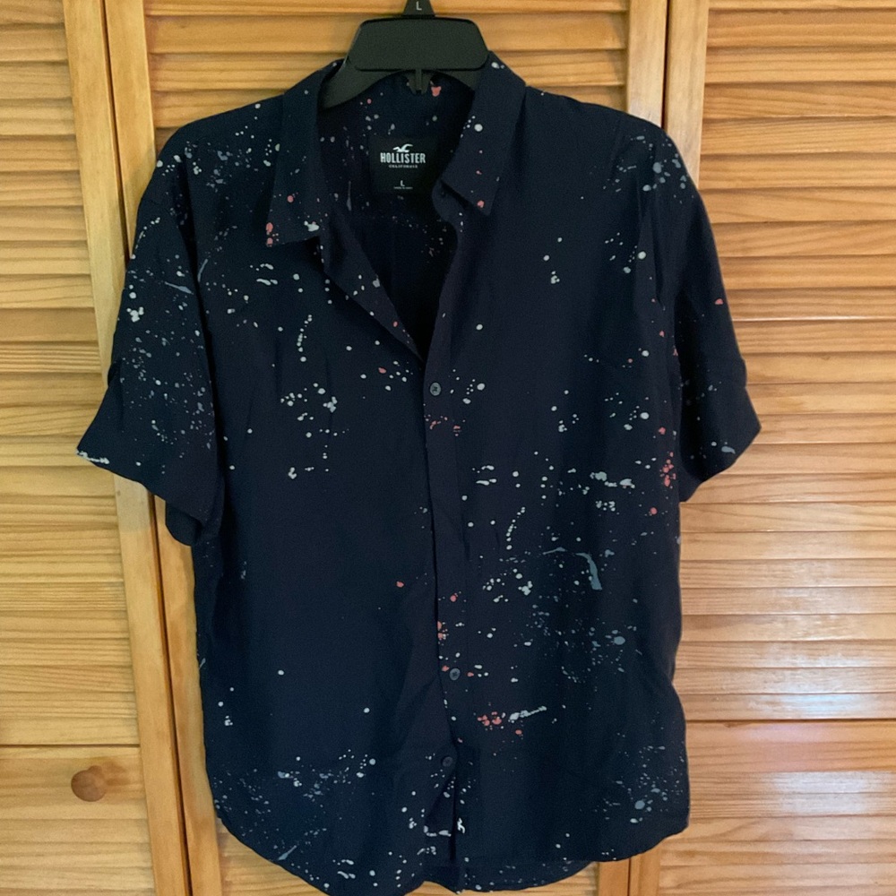 NWOT New Hollister Men's Button-Up Shirt Size Large, L